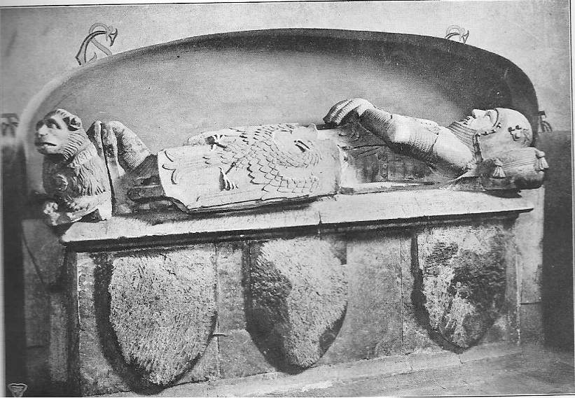 Sarcophage de Thomas II de Savoie dans la cathédrale d'Aoste